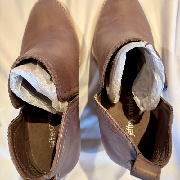 Jeffrey Campbell leather ankle booties size 8 - Picture 3 of 4